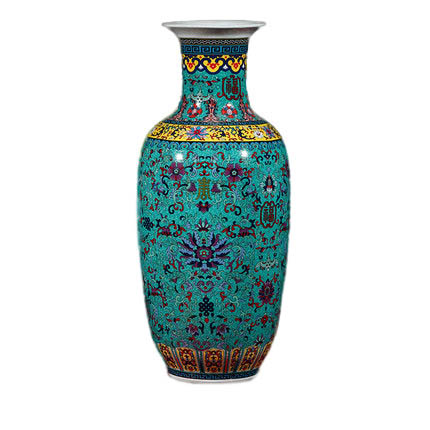 Compatible porzellan Jahrriesnge  for colorful enamel vase cna0802 