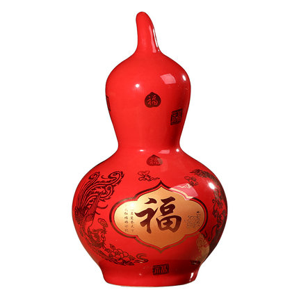 Compatible porzellan Jahrriesnge  for red gourd vase cna0849 