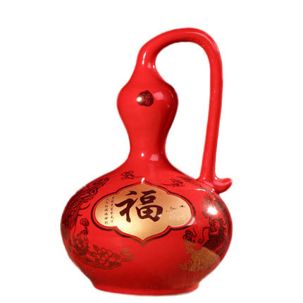 Compatible porzellan Jahrriesnge  for red gourd vase cna0861 