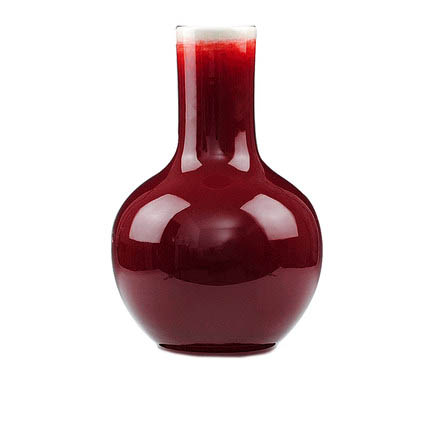 Compatible porzellan Jahrriesnge  for crack glaze red vase cna0943 