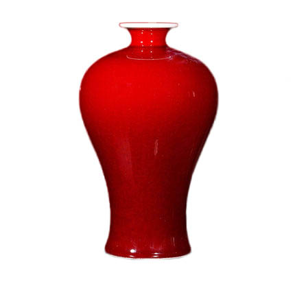 Compatible porzellan Jahrriesnge  for crack glaze red vase cna0946 
