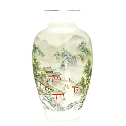 Compatible porzellan Jahrriesnge  for colorful landscape vase cna1002 