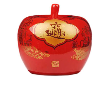 Compatible porzellan Jahrriesnge  for red apple vase cna1023 