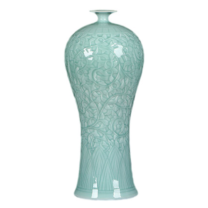 Compatible porzellan Jahrriesnge  for carving shadow blue glaze vase cna1304 