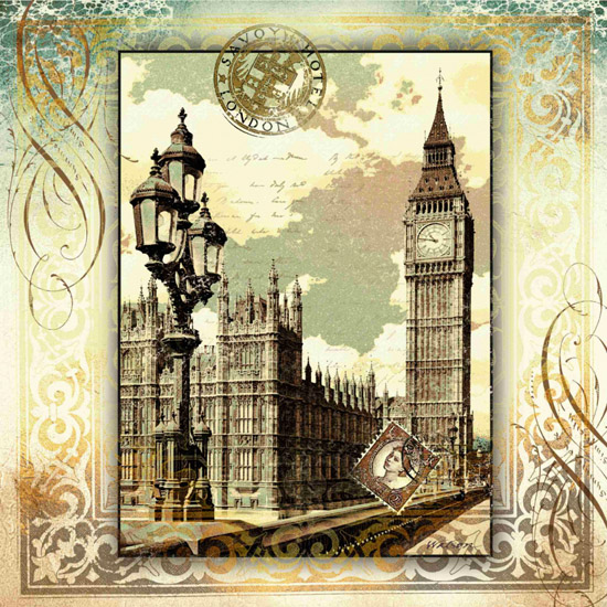 Compatible Landschaft JAHRRIESNGE  for london-big-ben-lpf00816 