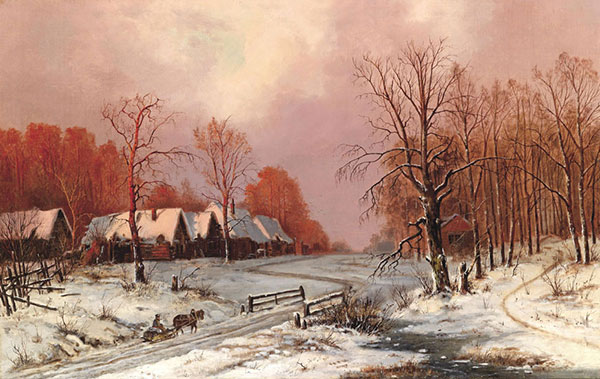 Compatible Landschaft JAHRRIESNGE  for winter-lpf01077 