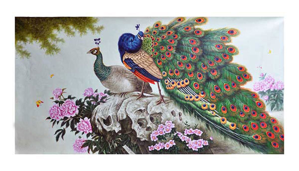 Compatible Tiere Jahrriesnge  for Green-peacock-lpf02528 