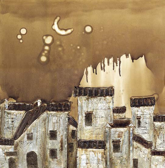 Compatible Landschaft JAHRRIESNGE  for old village lpf08473 