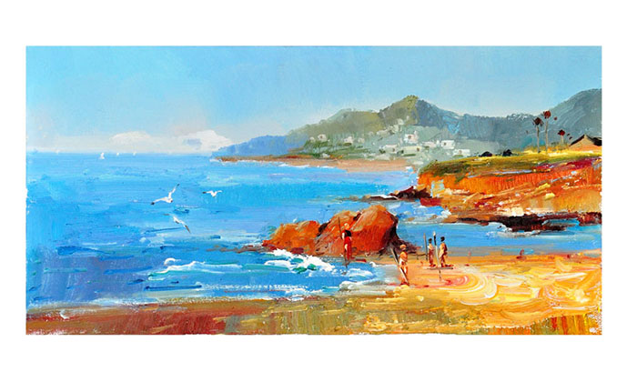 Compatible Landschaft JAHRRIESNGE  for beach lpf08694 