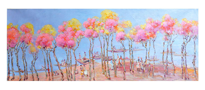 Compatible Landschaft JAHRRIESNGE  for trees lpf08717 