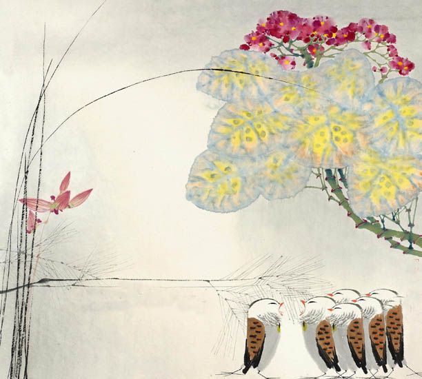 Compatible Landschaft JAHRRIESNGE  for birds lpf08870 