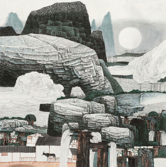 Compatible Landschaft JAHRRIESNGE  for hills lpf08916 