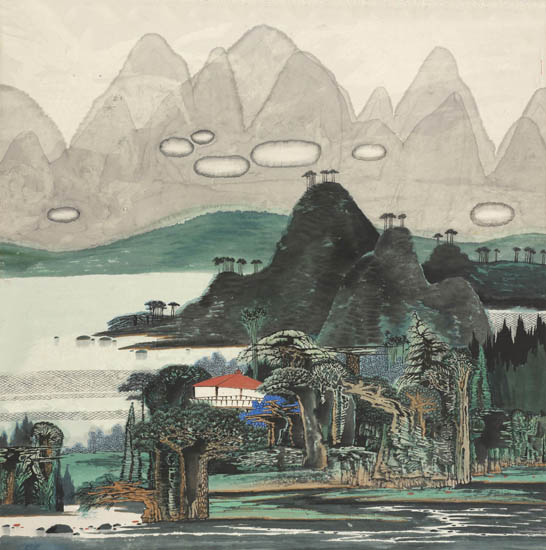 Compatible Landschaft JAHRRIESNGE  for hills lpf08932 