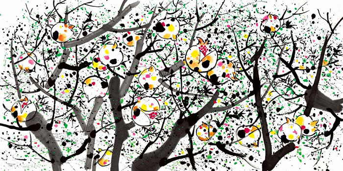 Compatible Landschaft JAHRRIESNGE  for trees lpf09005 