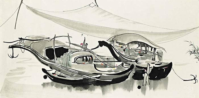 Compatible Landschaft JAHRRIESNGE  for boats lpf09141 