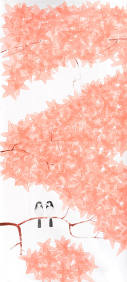 Compatible Landschaft JAHRRIESNGE  for birds lpf09377 