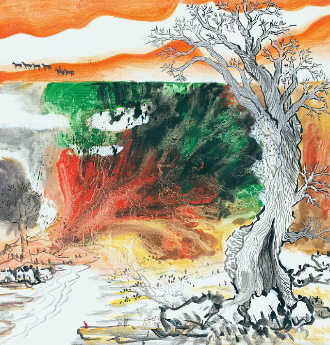 Compatible Landschaft JAHRRIESNGE  for trees lpf09525 