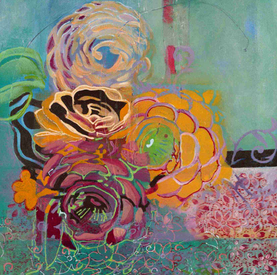 Compatible Blumen JAHRRIESNGE  for flowers lpf10094 