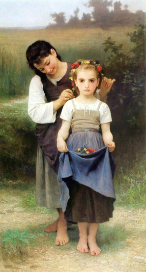 Compatible Porträt Jahrriesnge  for William Adolphe Bouguereau lpf11908 