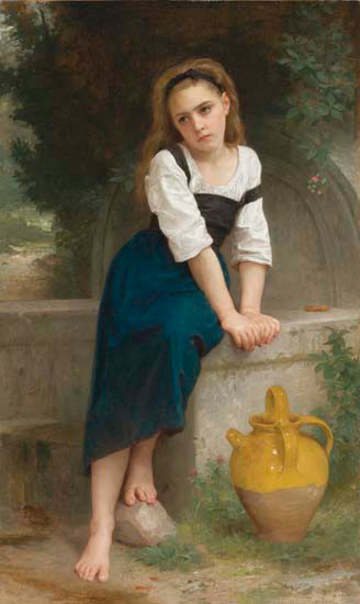 Compatible Porträt Jahrriesnge  for William Adolphe Bouguereau lpf11960 