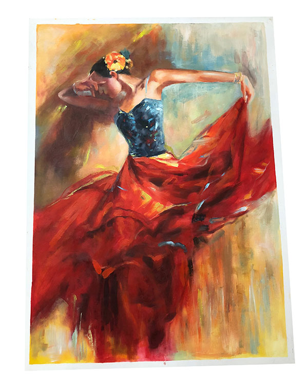 Compatible Ölgemälde JAHRRIESNGE  for beauty-lpg0061 