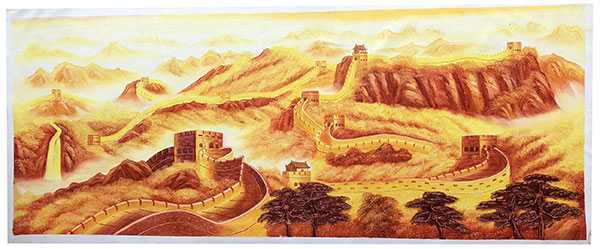 Compatible Landschaft JAHRRIESNGE  for grearwall-lpg0333 