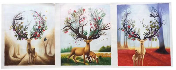 Compatible Tiere Jahrriesnge  for Sika-deer-lpg0537 