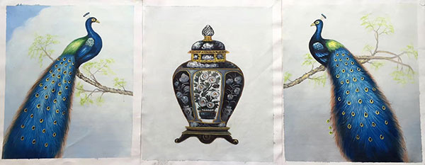 Compatible Tiere Jahrriesnge  for happy-peacock-lpg1013 