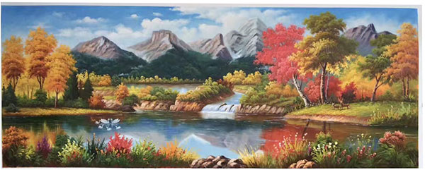 Compatible Landschaft JAHRRIESNGE  for magnificent-mountain-river-lpg1106 