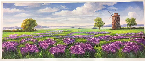 Compatible Landschaft JAHRRIESNGE  for windmill-lpg1123 