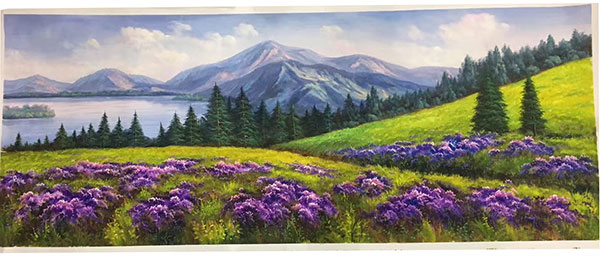 Compatible Landschaft JAHRRIESNGE  for montains-lpg1124 