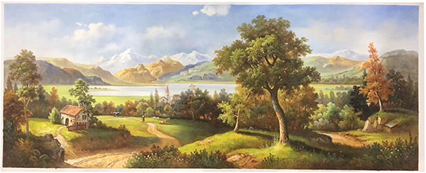 Compatible Landschaft JAHRRIESNGE  for house-lpg1178 