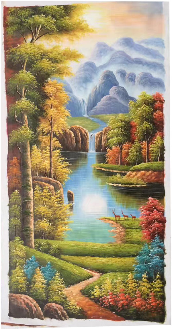 Compatible Landschaft JAHRRIESNGE  for waterfall-lpg1305 