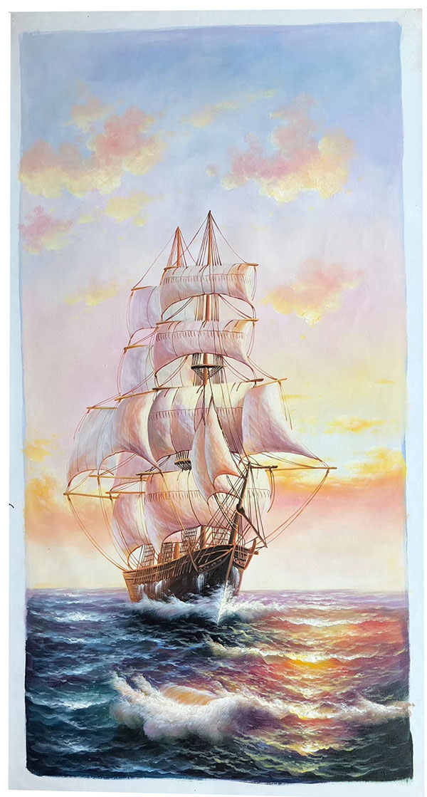 Compatible Landschaft JAHRRIESNGE  for sailboat-lpg1376 