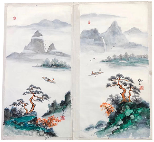 Compatible Landschaft JAHRRIESNGE  for montains-and-trees-lpg1438 