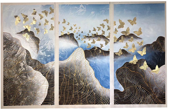 Compatible Landschaft JAHRRIESNGE  for montain-lpg1513 