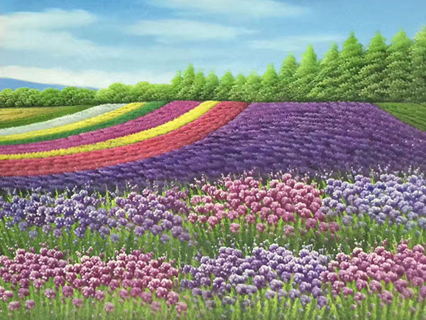 Compatible Landschaft JAHRRIESNGE  for mixed-flowers-lpg1710 