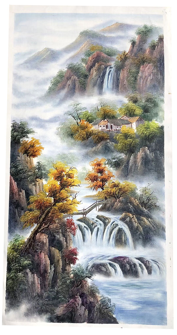 Compatible Landschaft JAHRRIESNGE  for waterfall-lpg1777 