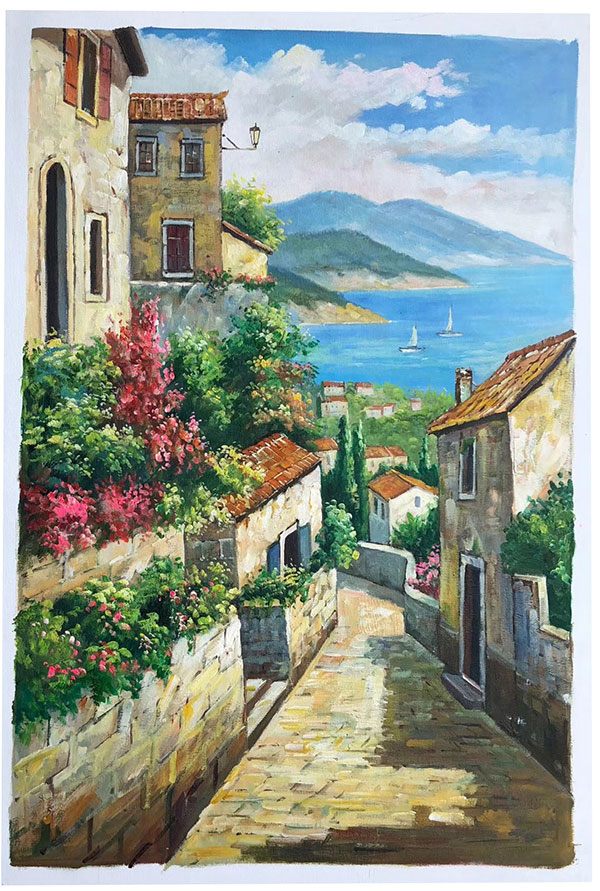 Compatible Landschaft JAHRRIESNGE  for city-by-the-sea-lpg1833 