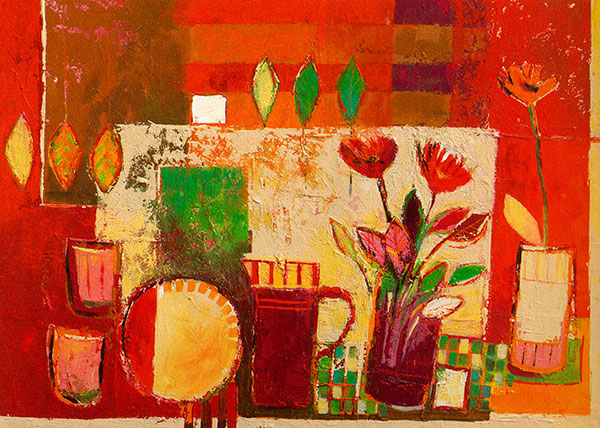 Compatible Abstrakt Jahrriesnge  for flowers-lpg2086 