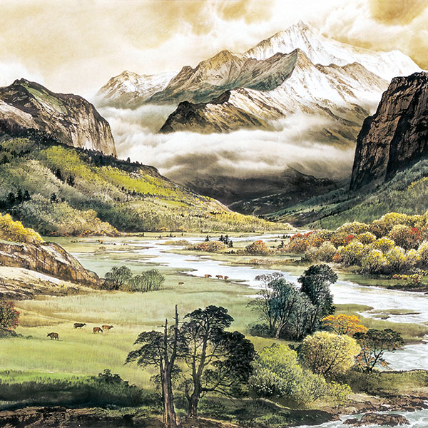 Compatible Landschaft JAHRRIESNGE  for mountain lpg2434 