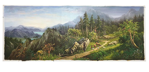 Compatible Landschaft JAHRRIESNGE  for mountain lpg2484 