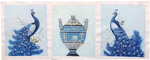 Compatible Tiere Jahrriesnge  for mixed  peacocks and porcelain lpg2683 