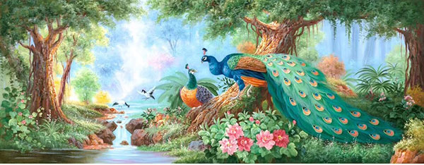 Compatible Tiere Jahrriesnge  for peacocks lpg2757 